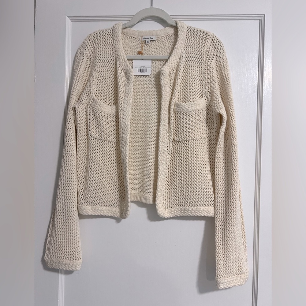NWT Another Love Cream Knit Sweater